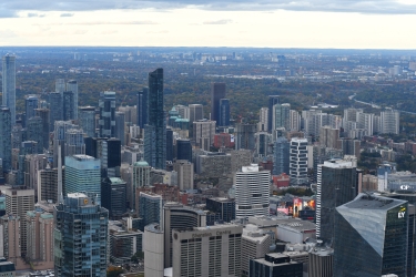 Vue de Toronto depuis la CN Tower