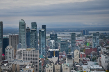 Vue de Montréal depuis le belvédère Kondiaronk