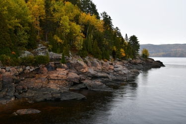 Le Saguenay, depuis Sainte-Rose-du-Nord