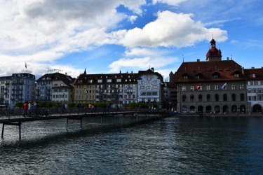 Lucerne, au bord de la Reuss