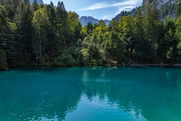 Les eaux cristallines du Blausee