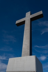 La croix au sommet du Monte Lema