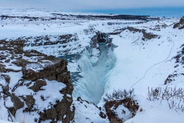La cascade Gullfoss en Islande
