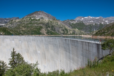 Le barrage d'Emosson