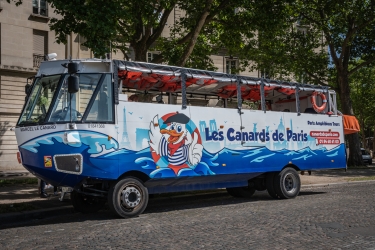 "Marcel le canard", le bus amphibie...
