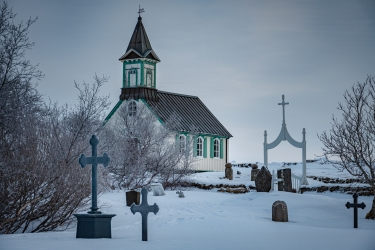 L'église dans le parc national de Þingvellir