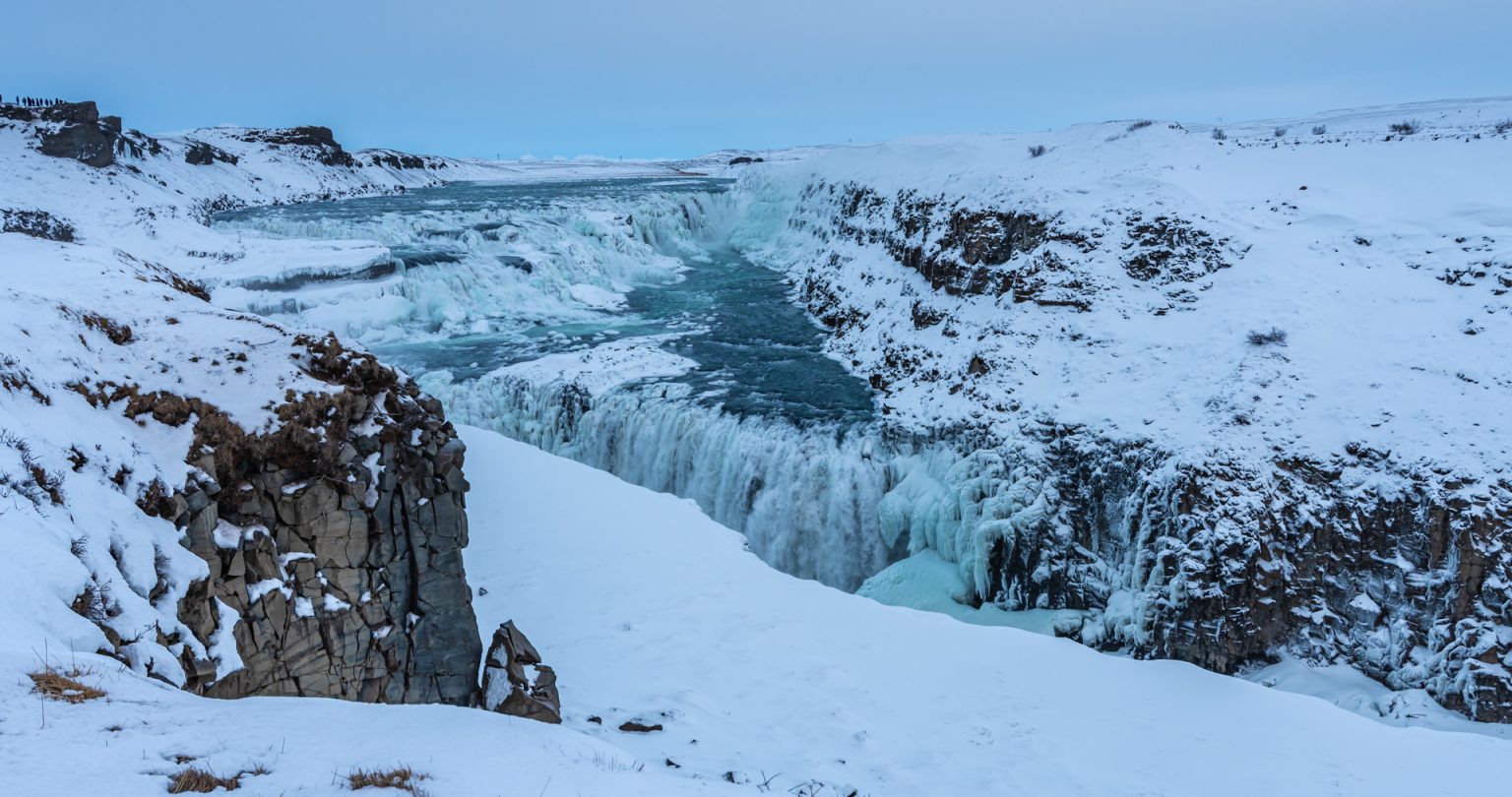 Paysages féeriques d’Islande : Gullfoss