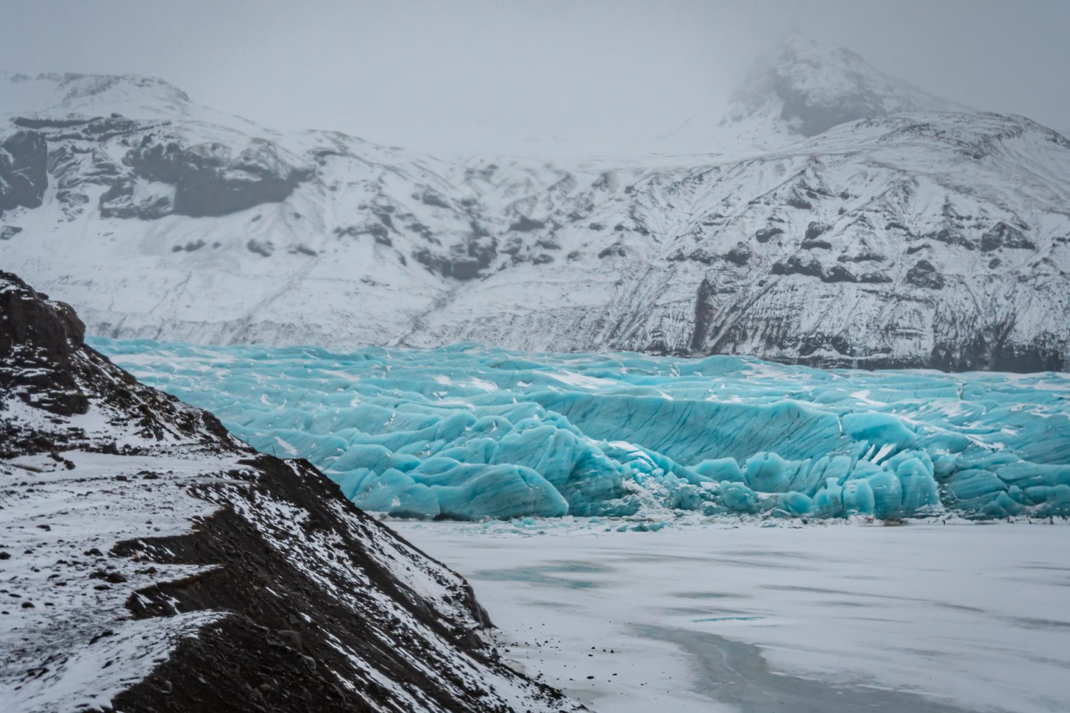 Paysages féeriques d’Islande : Svínafellsjökull