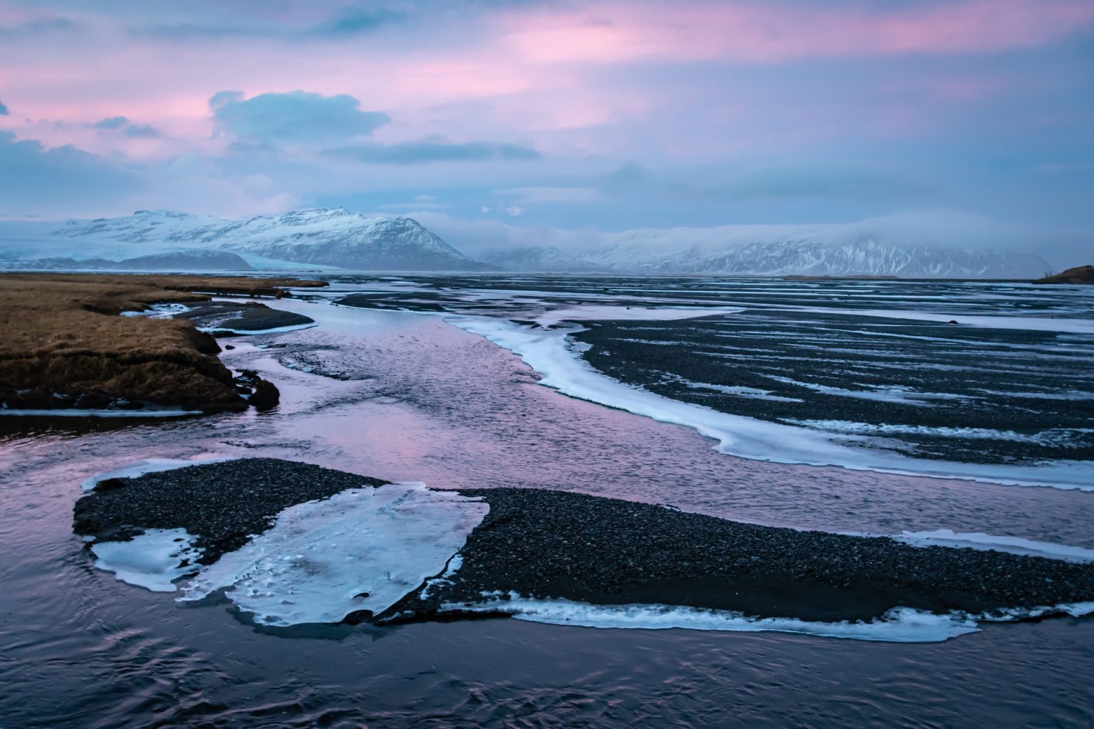 Paysages féériques d’Islande : le long de la route sud